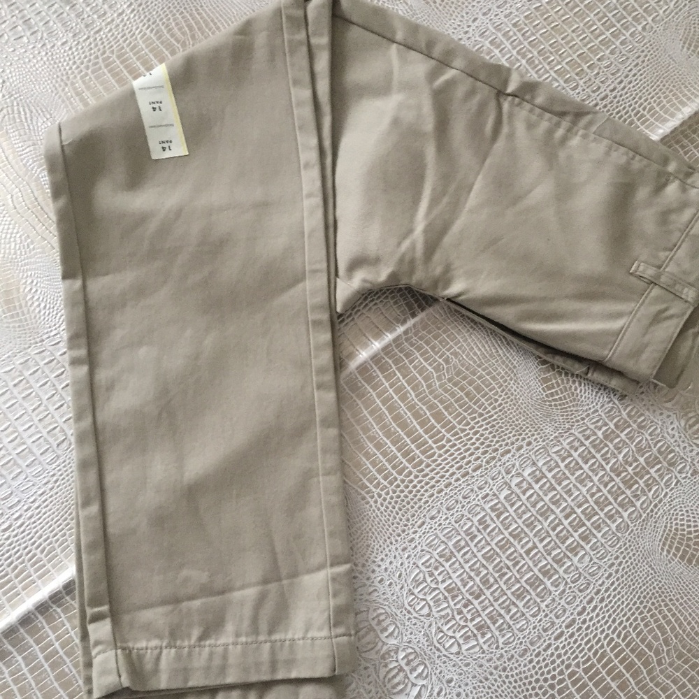 Boys' Reinforced Knee Flat Front Pant